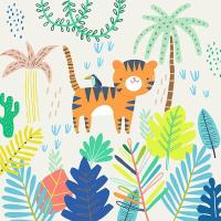 Naturals Funda Nórdica Modelo TIGER - Ambientes Naturales y Dibujos Intensos - details 3