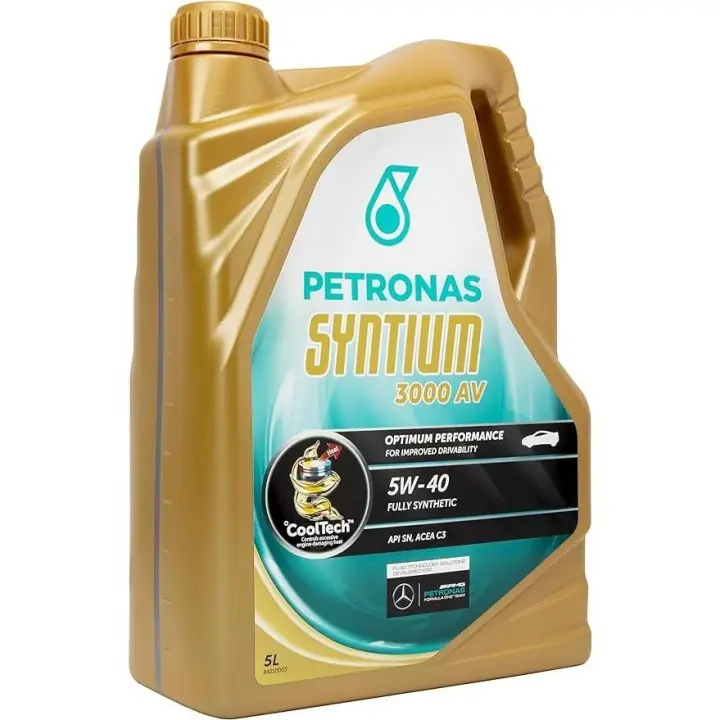 PETRONAS SYNTIUM 3000 AV 5 - 5W40 5L  Aceite de motor Garrafa de 5 litros - 1