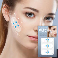 12Pcs Parches Antienvejecimiento Invisibles Para Rostro Y Cuello Eliminación De Arrugas Mascarilla Facial Adelgazante Para Levantamiento V De La Cara - details 3