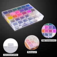 Caja De Diamantes Para Pintura DIY 30 Cuadrículas Caja De Almacenamiento Para Joyería Y Uñas Contenedor De Herramientas De Arte - details 5