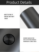Juego De Molinillos Eléctricos De Pimienta Y Sal Con Base LED Regulable Recargable Herramienta De Cocina Ecológica Plástico - details 7