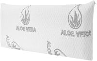 Almohada de Espuma con Aloe Vera, Firmeza Media, Transpirable y Ergonómica, Alivia Cuello y Cervicales, Funda Extraíble y Lavable, Ideal para Dormir de Lado o Boca Arriba - details 0