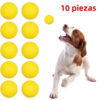 6pcs Balones De Golf PU Amarillos De 4cm Para Adultos Juguete De Alivio Del Estrés Accesorios De Práctica Interior Juguete Creativo Para Regalo - details 1