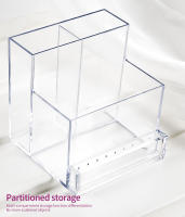 Organizador De Uñas Translúcido Para Máquina De Taladro Y Productos De Manicura Y Pedicura Acrílico Con 3 Filas De Almacenamiento - details 4