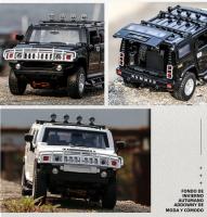 Coche De Acción Hanma H2 a Escala 1:24 En Aleación De Aluminio Con Luz Y Sonido Vehículo De Tierra Para Colección Juguete Para Niños - details 10