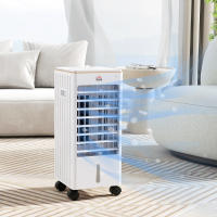 Climatizador portátil 3 en 1 65W para 15-20 m2, with 3 Modos y función de temporizador, Móvil with Ruedasy ASA de Transporte, ABS, Blanco - details 0