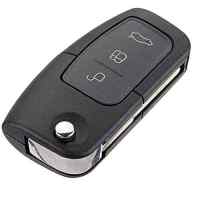 Banner - Carcasa mando llave de coche 3 botones compatible con Ford