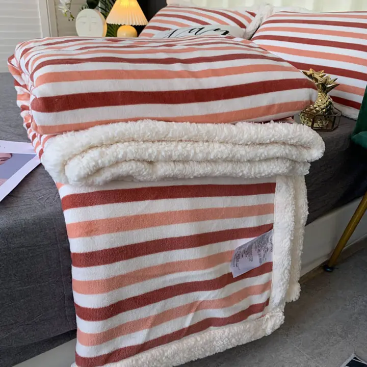 Manta Reversible de Sherpa para Sofá y Cama, Gruesa y Suave, 100% Poliéster - Variedad de Tamaño y Colores - Apto para Todo el Año - Mantenimiento Fácil - 1