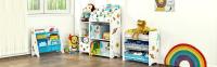 SONGMICS LibrerÍa Infantil, EstanterÍa Infantil para Libros, para HabitaciÓn, Sala de Juegos, GuarderÍa, Escuela, 62,5 x 28 x 60 cm, Ahorro de Espacio, Blanco - details 5