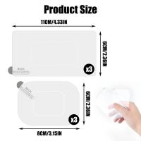 Etiquetas Para Parabrisas De Dashcam 6pc Etiquetas Electrostáticas Transparentes Para Cámara De Volante Adhesivo Para Ventanas De Coche - details 13