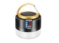 Luz de camping recargable, Luz LED solar recargable, Luz inalámbrica recargable, Katería Integrada mAh de 2400, resistant to Agua, 3 Modos de funcionamiento, ideal para camping y Cuevas, color Negro. - details 4