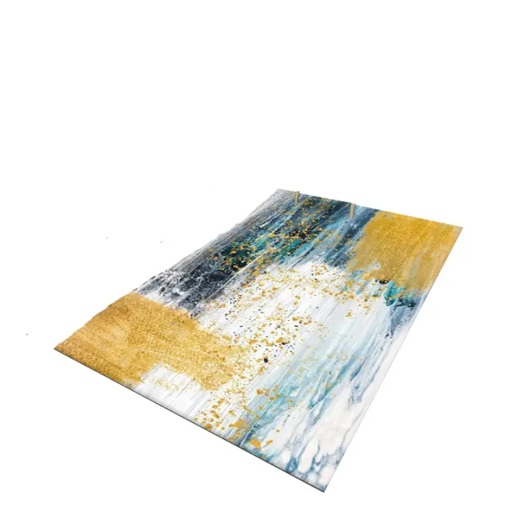 Imitación Cachemira,Antideslizantes y Lavable, Decoracion para Dormitorio, Coqueto, Pasillo,Interiores Salón Palo Corto-Alfombras de área Abstracta Modertas - 1