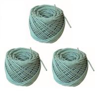 Macarrón de Atado de plantas de 2.75mm. de grosor - Pack 3 unidades de 1 Kg. cada una - Ovillo de macarrón de pvc extensible verde para el atado y entutorado de la viña y árboles. - details 0