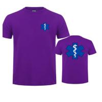 Camiseta EMT De Emergencia Ambulancia Para Hombres Y Mujeres Moda Verano Streetwear Cuello Redondo Manga Corta Casual Sport - details 7