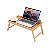STARLEY-Mesa Plegable De Madera Bandeja Con Patas Plegables Para Desayuno En La Cama o Usar Como Mesa De Tv Bandeja De Ordenador Portátil Bandeja De Aperitivos Escritorio Bandeja De Comedor 50 x 30 x 22cm - details 1