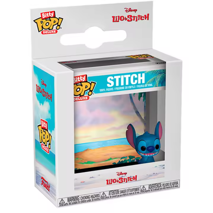 Figura Bitty Pop Deluxe Disney Stitch-Figura de Vinilo Coleccionable - Idea de Regalo- Mercancia Oficial - Juguetes para Niños y Adultos - Movies Fans - Muñeco para Coleccionistas y Exposición - 1