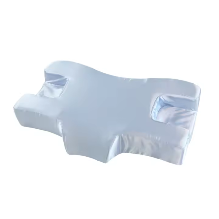 Almohada De Belleza Ortopédica Antiarrugas No Comprime El Rostro Para Hotel Y Salon De Belleza Almohada De Memoria De Poliéster Y Algodón Para Cuello Adultos - 1