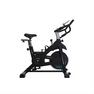 Cecotec 7243 DrumFit Indoor 20000 Race Bicicleta indoor de spinning con volante de inercia de 20 Kg. Pulsómetro. Pantalla LCD. Doble soporte para dispositivos y soporte para botella. Manillar deportivo. - 1