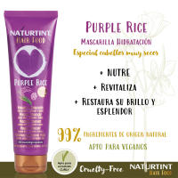Naturtint Hair Food Mascarilla Purple Rice + Extra Mascarilla 30ml , Hidrata y Nutre en Profundidad, Restaura el Brillo y Esplendor, Especial Cabello más Seco, 99% de Ingredientes Naturales, Apta Método Curly, 150ml - details 2