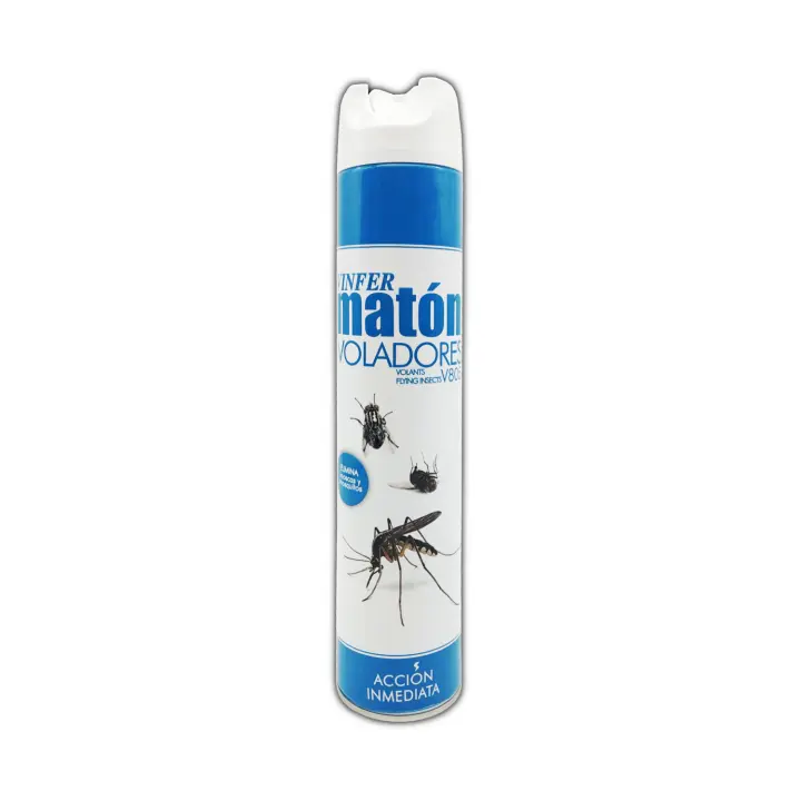 Vinfer Matón Insectos Voladores V805. Insecticida de acción inmediata. Especialmente efectivo contra moscas y mosquitos. Aerosol 750ml - 1