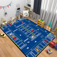 Alfombra Creativa De Juego De Puzzle Para Habitación De Niños Y Sala De Estar Moderna De Poliéster 100% Decorativa Y Antideslizante - details 4