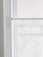 Cortina De Lace Blanca Con Flor Para Cocina Y Dormitorio Estilo Romántico Francés Partition De Tela De Poliéster 100% Para Ventana Instalación En Techo - details 5