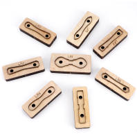 QJH Molde De Corte Para Cremalleras Y Cuero Herramienta De Artesanía Para Manualidades Creación De Bolsos Pullers De Cremalleras - details 4