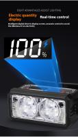 Linterna Frontal LED Potente Y Resistente Al Agua Con Recarga Tipo-C Torcha Frontal Para Camping Y Pesca 18650 - details 9