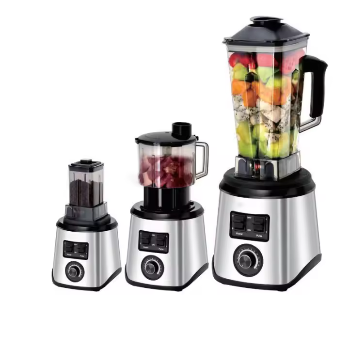 2.5L 3 in1 Powerful Blender Stainless Steels Wall Breaker Multifunctional Cooking Juicer Ice Mixer Smoothie Machine For Kitchen - 1