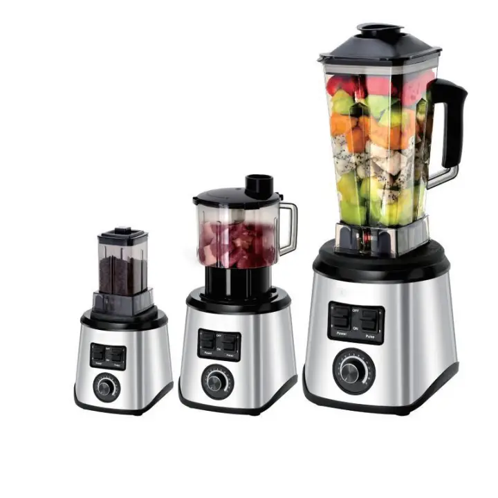 2.5L 3 in1 Powerful Blender Stainless Steels Wall Breaker Multifunctional Cooking Juicer Ice Mixer Smoothie Machine For Kitchen - 1