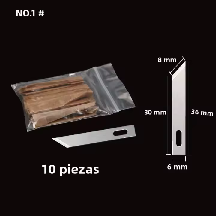 Cuchillo De Escultura Para Grabado En Madera QIANLI 012 iHilt Antideslizante Herramienta Metálica Para Artesanía Y Corte - 1
