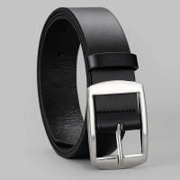 Cinturón Casual Para Hombre De Cuero PU Con Hebilla De Aluminio Cuadrada Moda Múltiples Colores Disponibles Para Uso Diario Y Actividades Ligeras - details 5