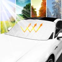 Cubierta De Parabrisas Del Coche Con Sombrilla Anti-Sol Para Opel Corsa C D Astra H J G K Insignia Vectra C B Meriva Zafira Tigra Accesorios Automotrices Material De Tela Plateada Recubierto - details 4