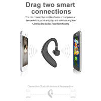Auricular Inalámbrico Bluetooth 5.0 Con Gancho Para Oído Para Deporte Y Negocios Auricular Con Microfone Y Cancelación De Ruido Activa Compatible Con Apple Y Android - details 15