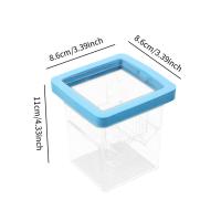 Caja De Cría De Peces Para Acuario Durable Incubador Transparente Para Guppys Y Cangrejos Caja De Isolación Para Pequeños Peces Y Alevines - details 6
