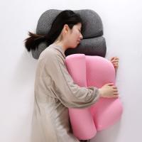 Almohada De Espuma De Memoria Ortopédica Almohada De Cuello Con Masaje Para Alivio Del Dolor Cervical Cojín Ergonómico Para Descanso Y Viajes - details 11