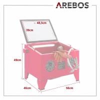 AREBOS Cabina de chorro de arena Unidad de arenado Sandstrahler 90 Liter - details 21