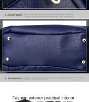 Bolsos cruzados de cuero PU suave para mujer, bolsos casuales, bolso de hombro con asa superior, bolsos grandes de diseñador, calidad de lujo, nuevo - details 23