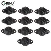 10pcs Aisladores De Valla Para Caballos Y Ganado Accesorios Electrónicos De Valla Hemisféricos Material Plástico Color Negro - details 4