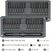 Juego De Destornilladores De Precisión 30 En 1 Con Mango Herramienta Manual Magnética Hexagonal Phillips Torx Para Reparación De Teléfonos Móviles - details 4