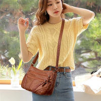 Bolso De Hombro Para Mujer En PU Genuino Moda Y Versatilidad Regalo Ideal Para Chicas Y Adultas Mayores Con Cierre De Cremallera Y Bolsillo Interior - details 3