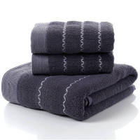 Juego De Toallas De Baño Inyahome 3 Piezas Algodón 100% Suaves Y Gruesas Toalla De Baño Grande 2 Toallas De Mano Lujo Para Baño Y Ducha - details 8