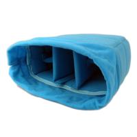 Bolsa De Protección Para Cámara DSLR Canon Nikon Sony Con Partición Y Padded Velvet Bolsa Suave Para Lentes De Cámara - details 8