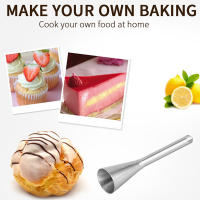 1PC Herramienta De Repostería De Acero Inoxidable Para Modelar Pasteles Y Crema Con Boquilla Para Flores Ideal Para Hornear Y Decorar Pasteles - details 2