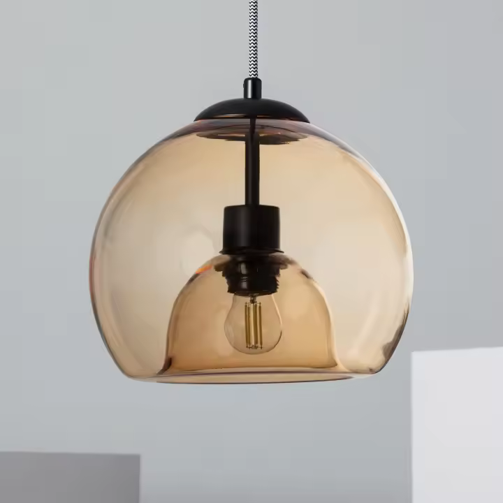 Ledkia Lámpara Colgante Cristal Vaca Diseño Único y Elegante - 1