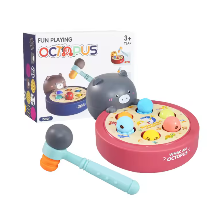 Juego deEducación Temprana Whack Mole Para Niños Juguetes Interactivos De Tapeteo Para Desestresar Regalo Para Niños - 1