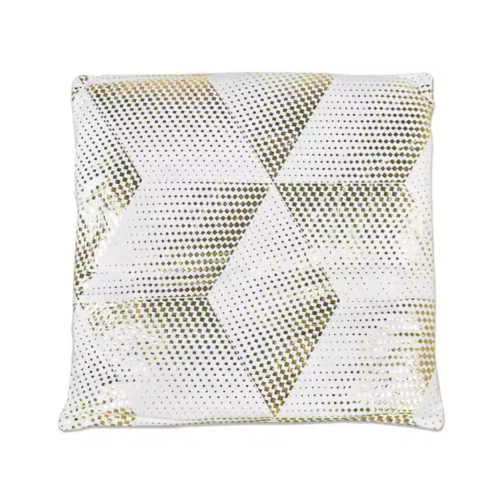 Cojín Beige Geometrico Dorado Bijou 45*45 con Relleno 400 Gr - 1