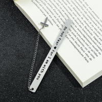Marcador De Páginas Compacto Y Sencillo Con Colgante Regalo De Cumpleaños Para Estudiantes O Día Del Maestro Apto Para Oficina Diaria Material Metálico Diseño Geométrico - details 1
