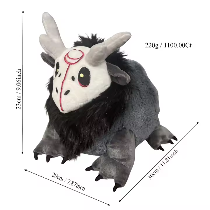 Adornos de peluche de elfo del bosque: muñeco de regalo navideño con forma de diablo - 1