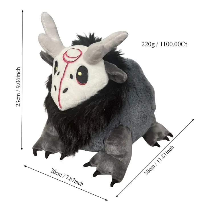 Adornos de peluche de elfo del bosque: muñeco de regalo navideño con forma de diablo - 1